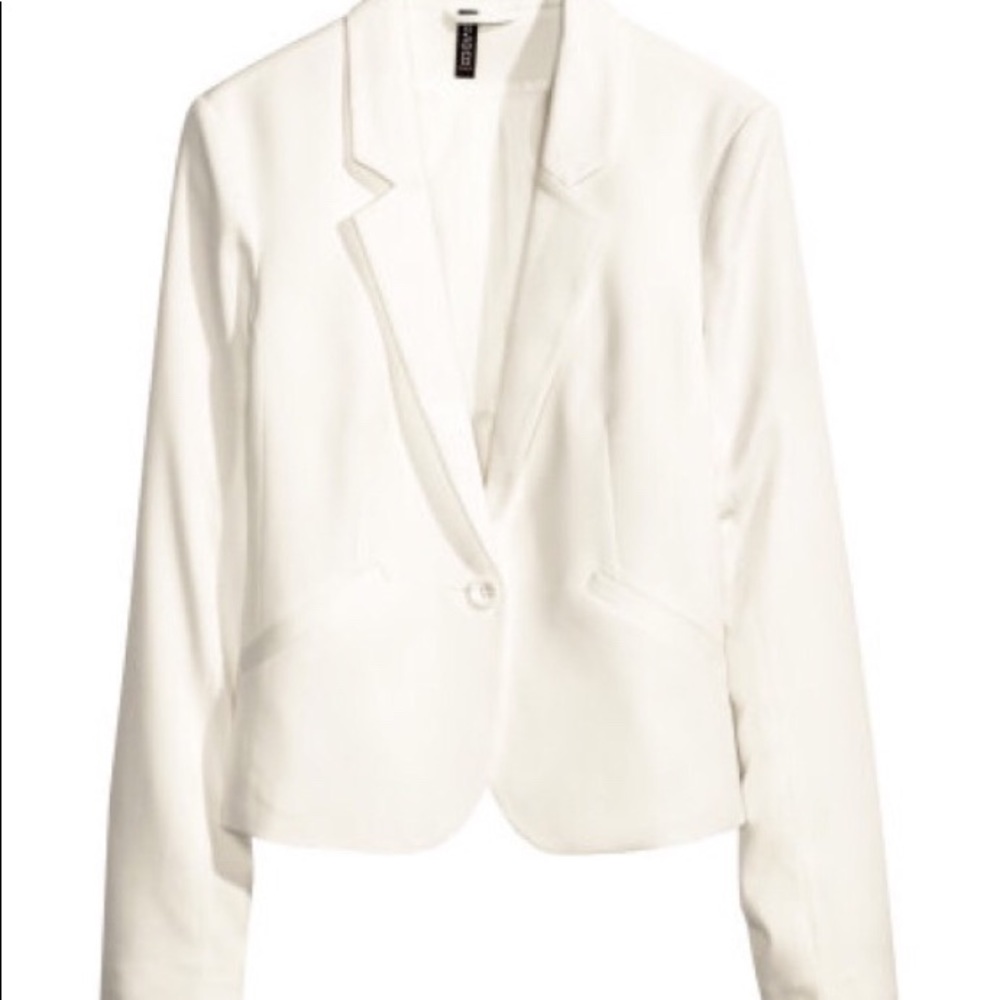 H&M White blazer